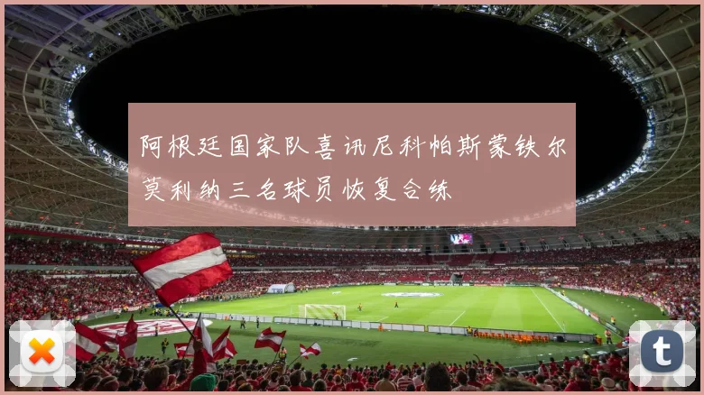 阿根廷国家队喜讯尼科帕斯蒙铁尔莫利纳三名球员恢复合练